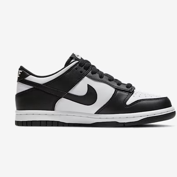 Nike Black and White Sneakers Classic Dunk Style - Picture 2 of 8